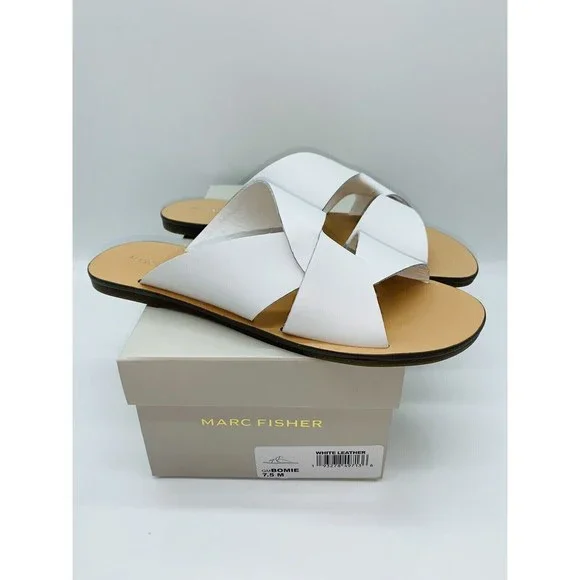 Marc Fisher Shoes Marc Fisher Womens Bomie Leather Slide